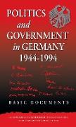 Politics and Government in Germany, 1944-1994