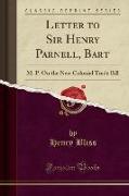 Letter to Sir Henry Parnell, Bart