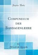 Compendium der Bandagenlehre (Classic Reprint)