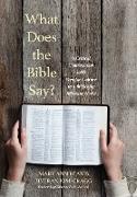 What Does the Bible Say?