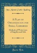 A Plan of Organization for Small Libraries