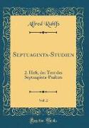 Septuaginta-Studien, Vol. 2