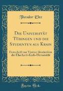 Die Universität Tübingen und die Studenten aus Krain