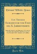 Ein Trierer Sacramentar vom Ende des X. Jahrhunderts