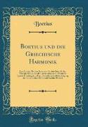 Boetius und die Griechische Harmonik