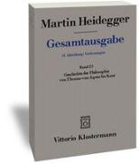 Heidegger Gesamtausgabe Bd. 23. Geschichte der Philosophie von Thomas von Aquin bis Kant