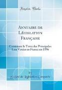 Annuaire de Législation Française