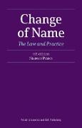 Change of Name: The Law and Practice