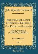 Memorias del Conde de Benalúa, Duque de San Pedro de Galatino, Vol. 1