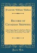 Record of Canadian Shipping