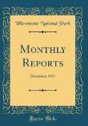 Monthly Reports