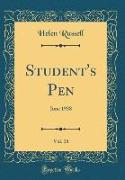 Student's Pen, Vol. 18