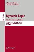 Dynamic Logic. New Trends and Applications