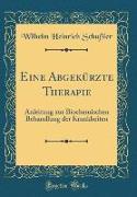 Eine Abgekürzte Therapie