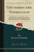 Grundriss der Toxikologie