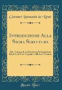 Introduzione Alla Sacra Scrittura