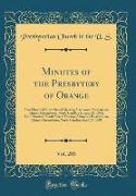 Minutes of the Presbytery of Orange, Vol. 203