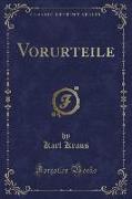 Vorurteile (Classic Reprint)