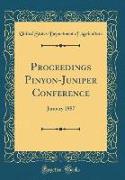 Proceedings Pinyon-Juniper Conference