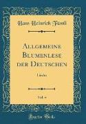 Allgemeine Blumenlese der Deutschen, Vol. 4