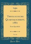 Theologische Quartalschrift, 1881, Vol. 63