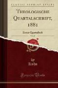 Theologische Quartalschrift, 1881, Vol. 63