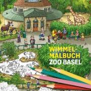 Wimmel-Malbuch Zoo Basel
