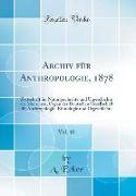 Archiv für Anthropologie, 1878, Vol. 10