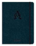 Alpha and Omega Essential Journal (Navy Leatherluxe)
