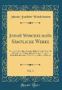 Johañ Winckelmañs Sämtliche Werke, Vol. 5