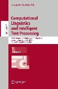 Computational Linguistics and Intelligent Text Processing