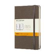 Moleskine Notebook P/A6, Ruled, Hard Cover, Earth Brown