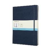 Moleskine Notebook XL, Dotted, Hard Cover, Sapphire Blue