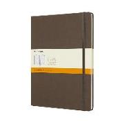 Moleskine Notebook XL, Ruled, Hard Cover, Earth Brown