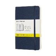 Moleskine Notebook P/A6, Squared, Soft Cover, Sapphire Blue