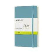 Moleskine Notebook P/A6, Plain, Soft Cover, Reef Blue