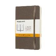 Moleskine Notebook P/A6, Ruled, Soft Cover, Earth Brown