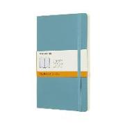 Moleskine Notebook L/A5, Ruled, Soft Cover, Reef Blue