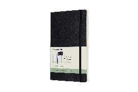 Moleskine 12 Month Weekly Notebook German 2019 L/A5, 1 Week = 1 Page, Ruled Page On The Right, Soft Cover, Black