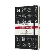 Moleskine Notebook - Monopoly L/A5, Ruled, Hard Cover, Ruled Icons