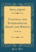 National and International Right and Wrong