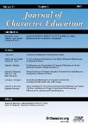 Journal of Character Education Volume 13 Issue 1 2017