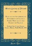Minutes and Accompanying Documents of Illinois Yearly Meeting of the Society of Friends