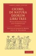 Cicero, de Natura Deorum Libri Tres 3 Volume Set: With Introduction and Commentary