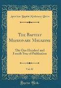 The Baptist Missionary Magazine, Vol. 87