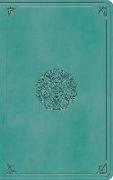 ESV Large Print Value Thinline Bible (Trutone, Turquoise, Emblem Design)