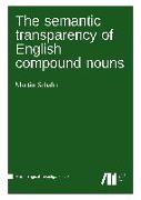The semantic transparency of English compound nouns