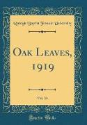 Oak Leaves, 1919, Vol. 16 (Classic Reprint)
