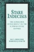 Stare Indecisis