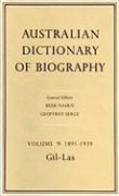 Australian Dictionary of Biography V9